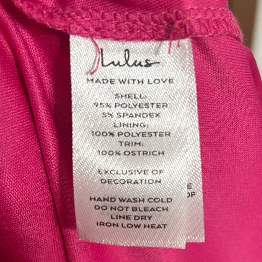 Lulu’s Fuchsia Sequin Gown, Size Xl - image 4